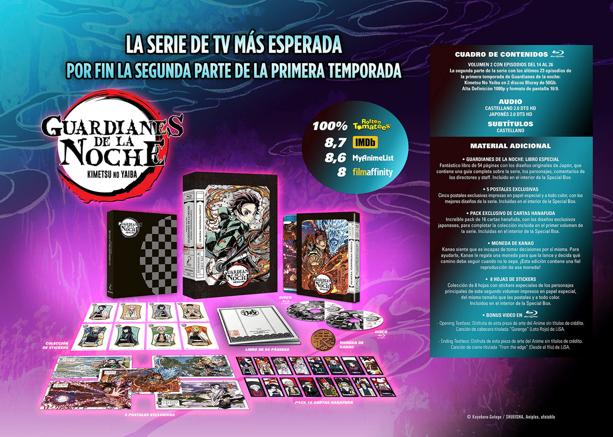 Guardianes de la Noche - Primera Temporada Parte 2 (Edición Coleccionista) [Blu-ray]