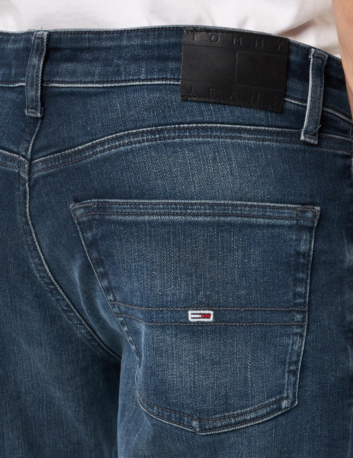 Tommy Jeans Scanton Slim Ai1264 Dm0dm21899 Pantalones, Mezclilla (Denim Dark), 30W / 30L para Hombre