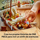 LEGO One Piece Barco Pirata Going Merry de Juguete - Maqueta de Barco y Decoración Anime - 5 Minifiguras Inc. Luffy, Zoro y Nami - Regalo para Niños, Niñas y Fans de 10+ Años 75639