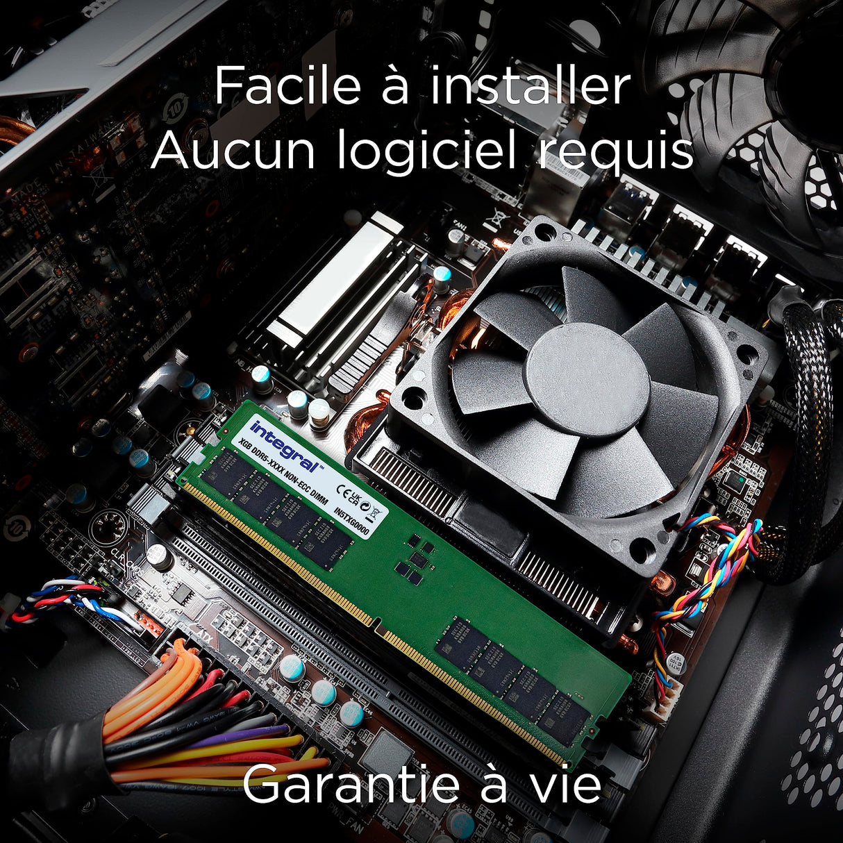 Integral 64GB Kit (2x 32GB) DDR5 RAM 5600MHz DIMM Módulo de memoria para PC de escritorio