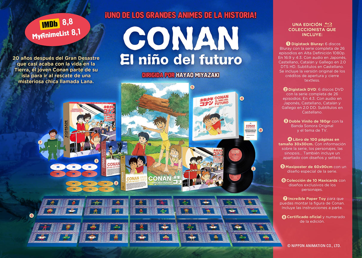 Conan el niño del futuro. Edición Definitiva. Bluray. [Blu-ray]