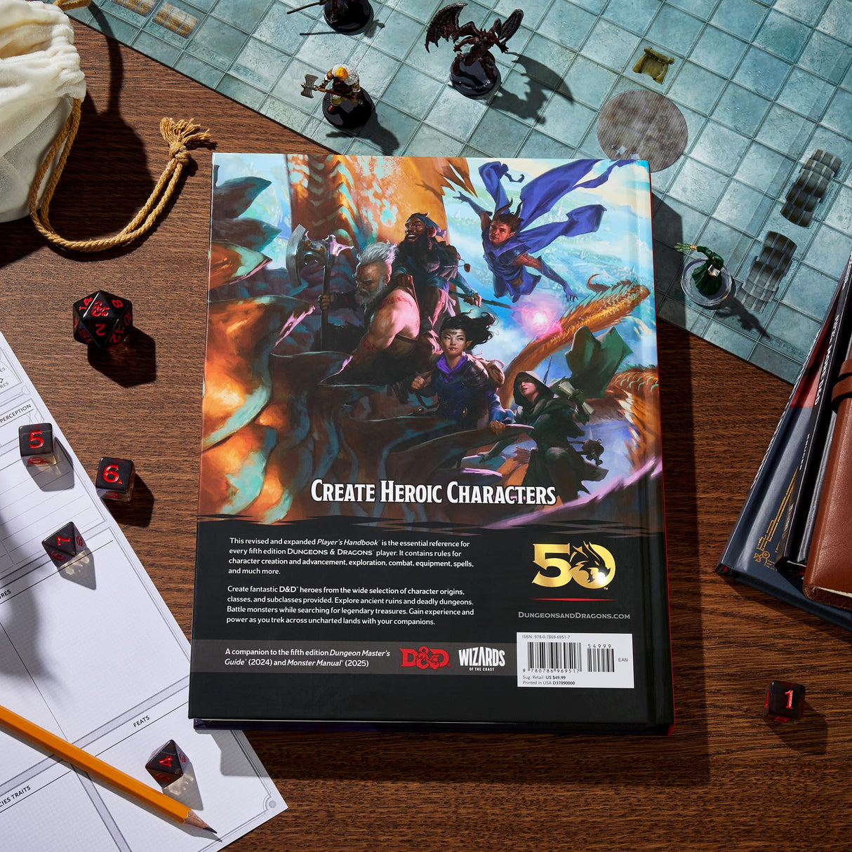 Dungeons & Dragons: Players Handbook Hard Cover (2024)
