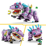 LEGO Fortnite Klombo- Figura de Dinosaurio para Jugar y Exponer - Minifiguras de Banano Aventurero Isleño y Oro - Regalo Gamer para Niños y Niñas de 10+ Años Fans del Videojuego 77077
