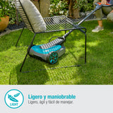 Gardena Cortacésped a batería HandyMower 22/18V P4A sin batería: cortacésped manual, para céspedes hasta 50 m², altura de corte ajustable, función de mulching (14620-55)