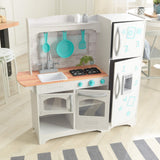 KidKraft Cocina de Juguete Countryside de Madera para niños con imanes Nevera, dispensador de Cubitos de Hielo y Accesorios Incluido, Juguetes niños 3+ años (53424) Exclusivo en Amazon
