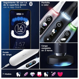 Oral-B iO 9 Cepillo de Dientes Eléctrico con Mango Recargable, 1 Cabezal, Estuche de Viaje con Cargador y Funda Magnética, Diseñado por Braun, Regalos Originales para Mujer y Hombre - Rosa
