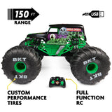 Monster Jam, camión Monstruo Todoterreno Mega Grave Digger Oficial por Control Remoto, más de 60 cm de Altura, Escala 1:6, Juguetes para niños y niñas a Partir de 4 años