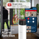 Bosch Smart Home Cámara Interior Eyes II, cámara de vigilancia WiFi para Interiores, Compatible con Amazon Alexa
