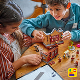 LEGO Harry Potter Artículos de Calidad para Quidditch y Heladería - Tiendas del Callejón Diagon de Juguete - 6 Minifiguras, Nimbus 2000 y Snitch Dorada - Regalo para Niños y Niñas de 8+ Años 76452