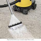 Clatronic® aspirador en húmedo/seco incl. soplador y función de champú, aspirador de polvo/lavado con depósito de 20L de volumen, perfecto como limpiador de tapicerías o alfombras, 1200W - BSS 1309