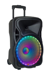 N-GEAR- Altavoz Sono Karaoke MP3 móvil Trolley, Color Negro (Flash 1205)