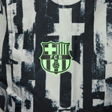 NIKE Chándal De Fútbol Tejido Con Capucha Para Hombre Fc Barcelona Third, Black/Pewter Grey/Lime Blast, FQ3038-010, 3XL
