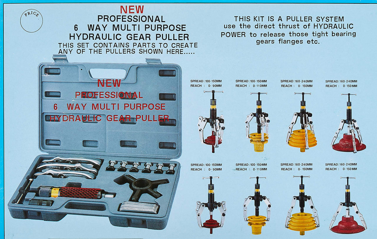 Sunex 3909 10-Ton Hydraulic Gear Puller