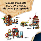 LEGO One Piece Barco Pirata Going Merry de Juguete - Maqueta de Barco y Decoración Anime - 5 Minifiguras Inc. Luffy, Zoro y Nami - Regalo para Niños, Niñas y Fans de 10+ Años 75639