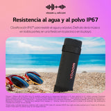 LG xboom Grab, Altavoz Inalámbrico, Bluetooth, 30W, Sonido Sound Boost, Resistente al Agua IP67, Autonomía 20h, Color de Luces LED Variable, Amplia Conectividad