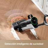 Dreame H12 Dual 4 en 1 Aspirador sin Cable, Aspirador Seco y Húmedo, Autolimpieza en un Solo Paso con Secado mediante Aire Caliente, Limpieza de Borde a Borde, App Limpieza Inteligente