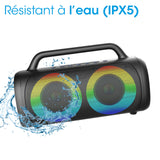 RYGHT TOOGO XL R481047 – Altavoz Exterior inalámbrico con LED RGB – 7 Horas de autonomía, Color Negro