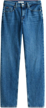 Tommy Hilfiger Vaqueros Mujer Classic Straight Fit, Azul (Nos Mid Blue), 30W/25L