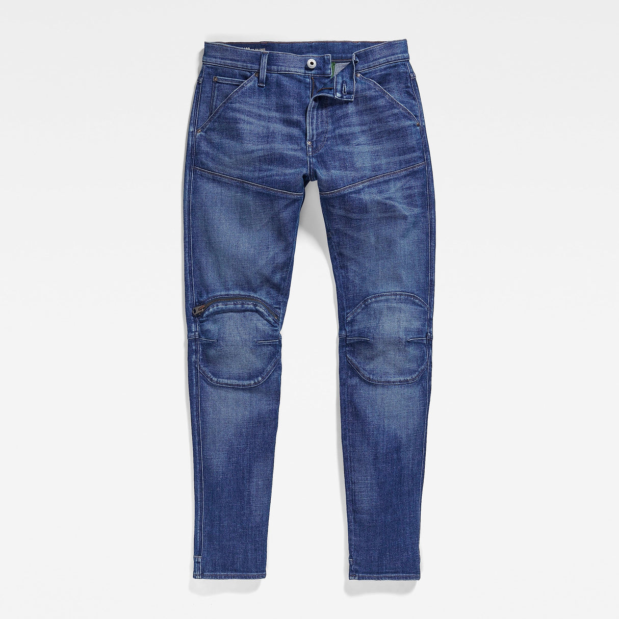 G-Star Para Hombre Jeans 5620 3D Zip Knee Skinny, Azul (faded water D01252-C051-D336), 28W / 30L
