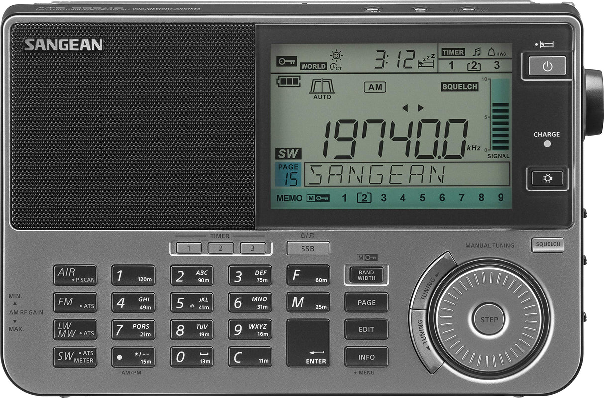 Sangean Receptor Mondial ATS-909 X2 Gris