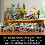 LEGO Icons EL SEÑOR DE LOS Anillos: RIVENDEL - Regalo por el Día del Padre - Maqueta para Construir de la Tierra Media - Gran Set con 15 Minifiguras Inc. Frodo, Bilbo, Gandalf y Legolas 10316