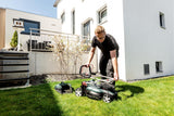 Metabo Cortacésped a Batería 18V RM 36-18 LTX BL 36 - Incluye 2 Baterías, Cargadores y Función Mulching - Ideal para Jardines de hasta 350 m²