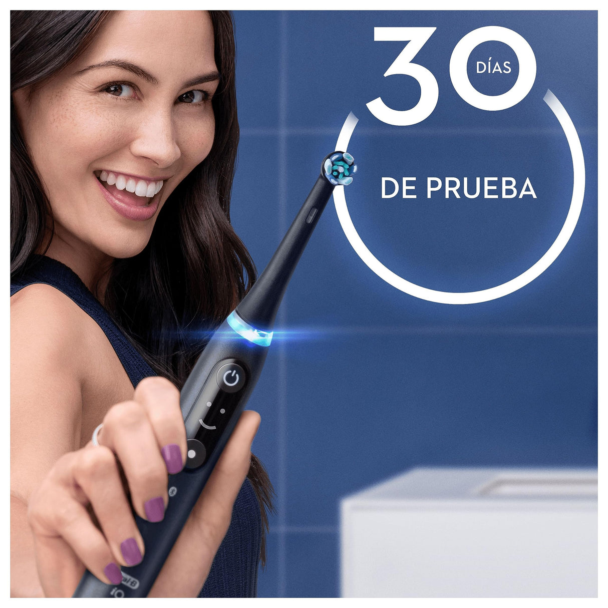 Oral-B iO Series 9 - Cepillo de dientes, eléctrico, recargable, con 1 mango, inteligencia artificial (Packaging may vary)