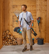 GARDENA PowerTrim 30 18V Set 4.0 Ah Potente Recortadora de Césped con Batería 18V P4A