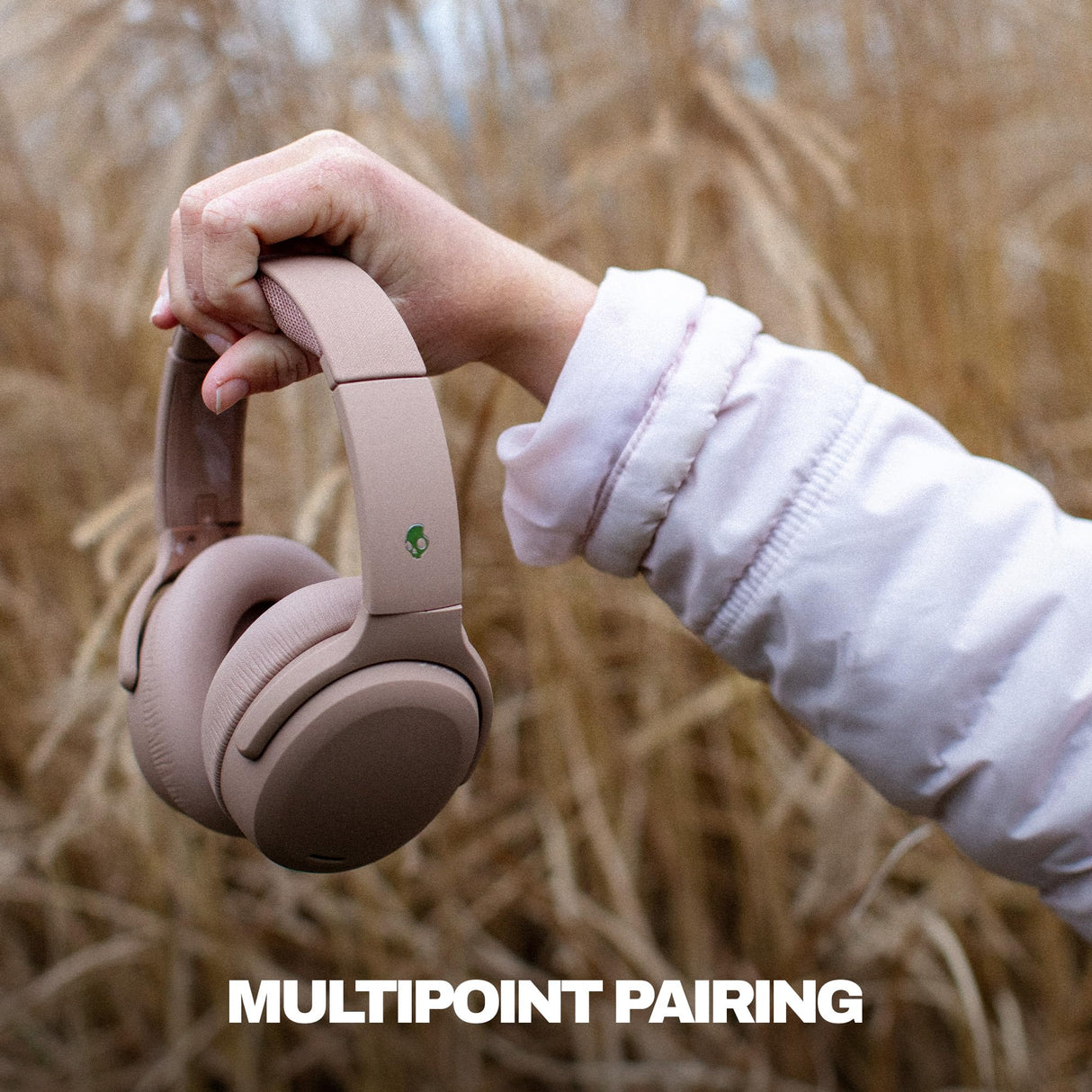 Skullcandy Crusher ANC 2 - Auriculares inalámbricos Bluetooth sobre la oreja con graves multisensoriales, cancelación activa de ruido, batería de hasta 60 horas, micrófono para iPhone Android - Primer