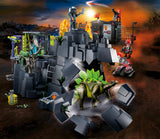 PLAYMOBIL Dino Rise 70623 Dino Rock, con Efecto de luz, Sonido y vibración, A Partir de 5 años