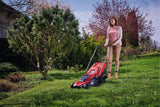 Einhell Cortacésped eléctrico GC-EM 1800/43 (1800 W, Ancho de Corte 43 cm, Altura de Corte Ajustable a 6 Niveles, Bandeja colectora 50 L)