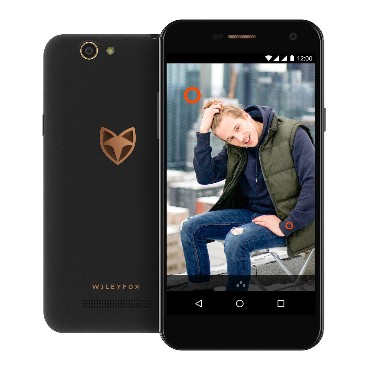 Wileyfox Spark + - Teléfono móvil Libre (Pantalla de 5 Pulgadas de Alta definición, Doble SIM 4G, cámara de 13 megapíxeles, 2 GB de RAM, Sistema operativo Android 7.0, Disponible próximamente), Negro