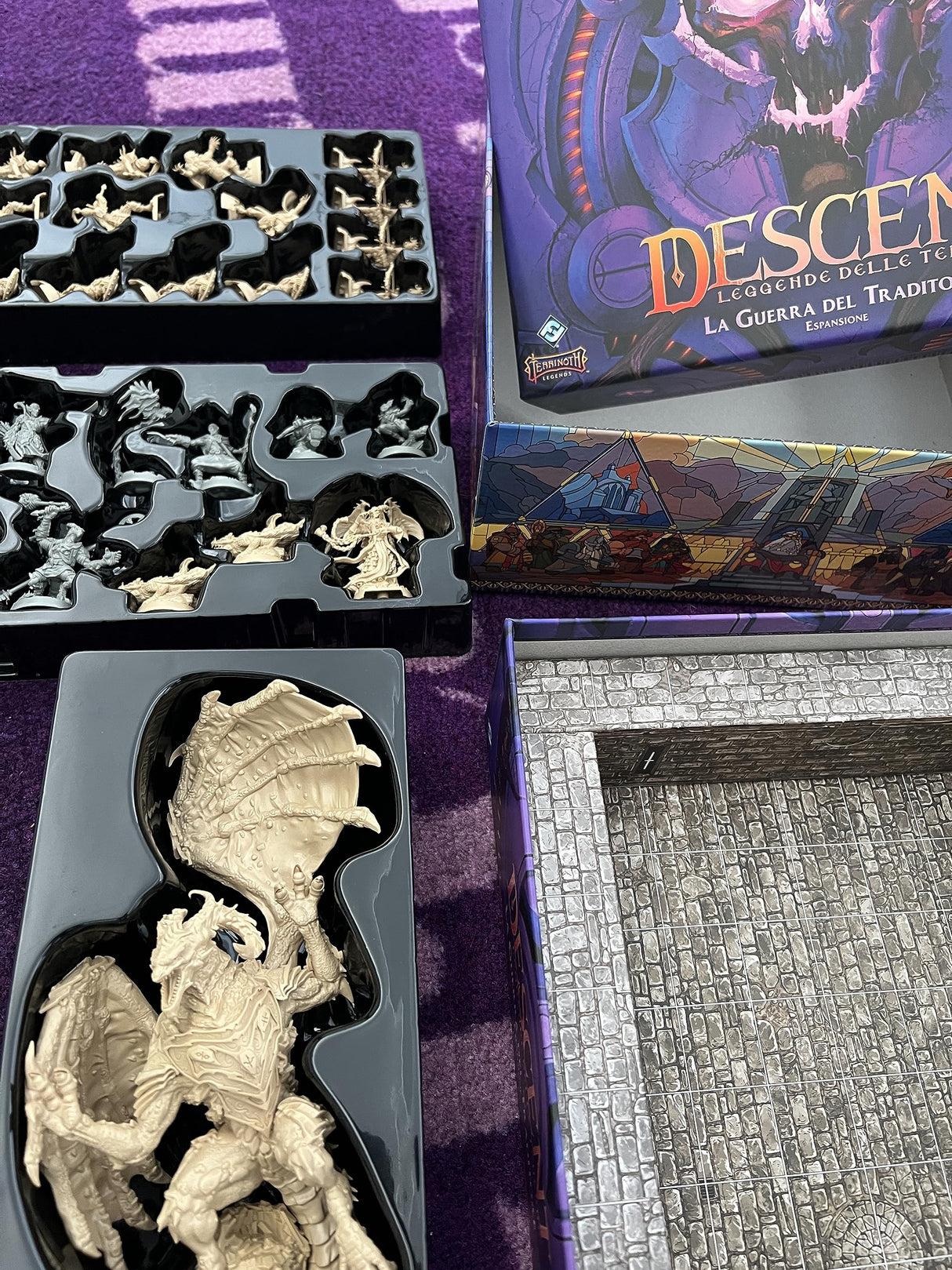Asmodee - Descent, Leyendas de la Oscuridad: La Guerra del Traidor - Expansión Juego de Mesa, 1-4 Jugadores, 14+ años – Versión italiana