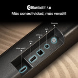 Hisense AX5100G - Barra de Sonido 5.1, 340 W, 7 Altavoces y subwoofer 6.5, Dolby Atmos, DTS Virtual X, Bluetooth 5.0, EZ Play