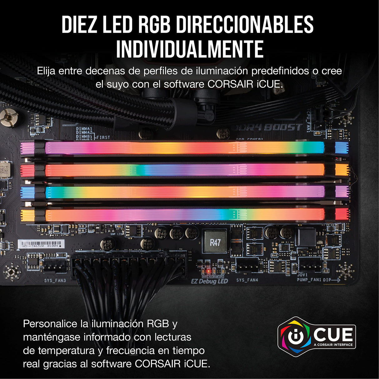 Corsair Vengeance RGB Pro Black DDR4-RAM 3600 MHz 4X 8GB módulo de - Memoria (3600 MHz)