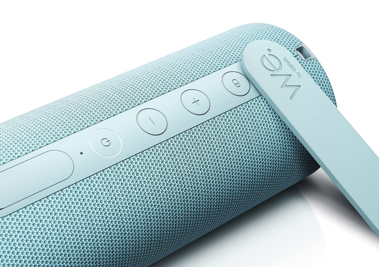 Loewe We Hear 1 Aqua Blue Altavoz Bluetooth para Exterior/Interior 40W, Resistente al Agua, portátil, Recargable, Calidad de Audio cristalina, Larga Vida útil, IPX6