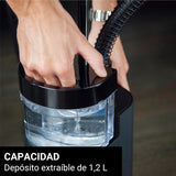 STEAMONE - Plancha de vapor 1900W 40g/min - Plancha vertical vapor 60min de autonomía (1200ml) - Elimina el 99,99% de las impurezas - Listo en 60s - Unilys UNI900GB