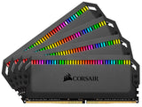Corsair Dominator Platinum RGB 128GB (4x32GB) DDR4 3600MHz C18 Memoria de Sobremesa (12 Direccionables CAPELLIX RGB LED, Refrigeración DHX patentada, Tiempos de Respuesta Ajustados) Negro