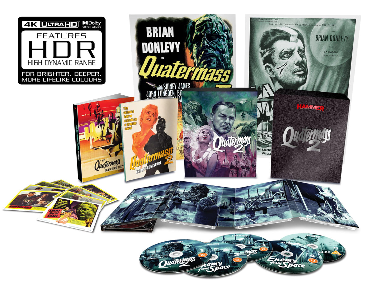 Quatermass 2 Limited Collector's Edition 4K UHD + Blu-Ray [Region A & B & C] [Blu-ray]