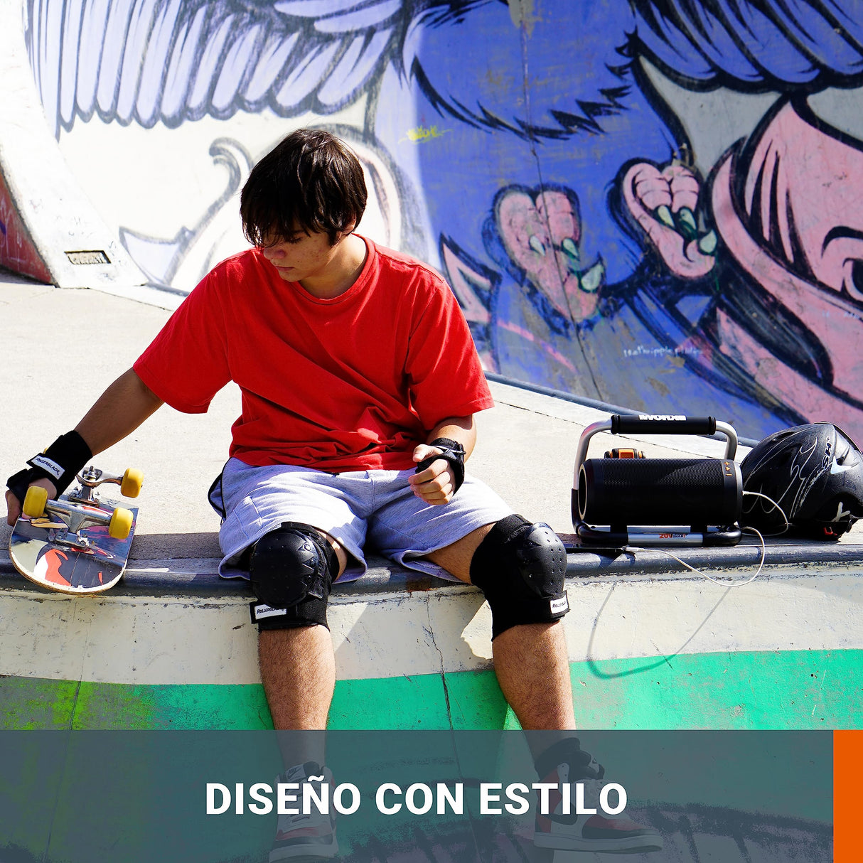 WORX Altavoz Bluetooth WX009.9 de 20 V, sin batería ni Cargador