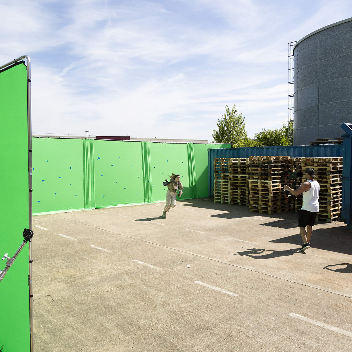 StudioLink Chroma Key Blue Screen Kit 3 x 3 m (10" x 10")