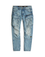 JEANS Uomo G-STAR D23077 D499 ROVIC ZIP 3D REGULAR TAPERED H484 VINTAGE CUMULUS BLUE