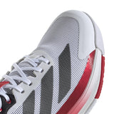 adidas Crazyquick Boost Padel Shoes, Zapatos Hombre, Cloud White/Core Black/Lucid Red, 42 EU