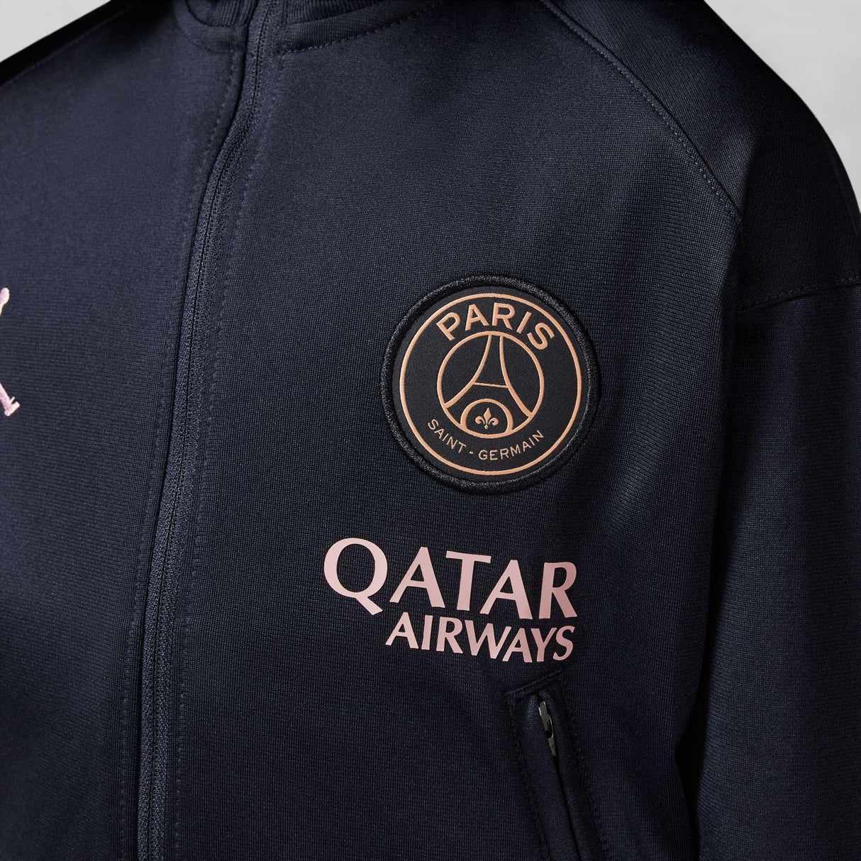 Tercera Equipación Strike París Saint-Germain Chándal De Fútbol De Tejido Knit Jordan Dri-Fit - Niño/A, Black/Rust Pink/Rust Pink, FQ2660-013, L