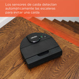 Neato D9 Smart Robot Vacuum Cleaner - D-Design, HEPA Filter, Laser Map Navigation - App Control - 200 Minutes Duration, Auto Recharge and Reset - Black