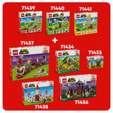 LEGO Super Mario El Tren expreso Bowser - Juguete Interactivo xon 2 Estaciones y 6 Figuras Inc. Hermano Martillo y 2 Goombas - Regalo Gamer para Niños y Niñas de 9+ Años 71437