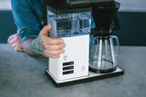 Melitta One 1031-03 - Cafetera de filtro, con jarra de cristal, antigoteo, 12 tazas, color blanco crema