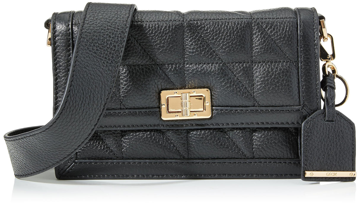 Geox D Fedra, Bolsa para Mujer, Negro, Einheitsgröße