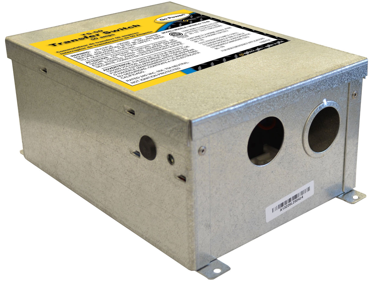 Go Power! Interruptor de Transferencia automática TS-50 de 50 amperios
