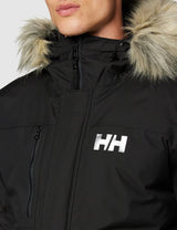 Helly Hansen Hombre Chaqueta Bomber, Negro, L